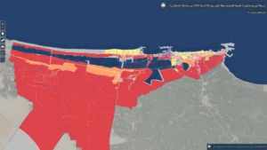 خريطة توزيع مستويات القيمة الإيجارية وفقًا للقرار رقم 312 لسنة 2025 عن محافظة الإسكندرية